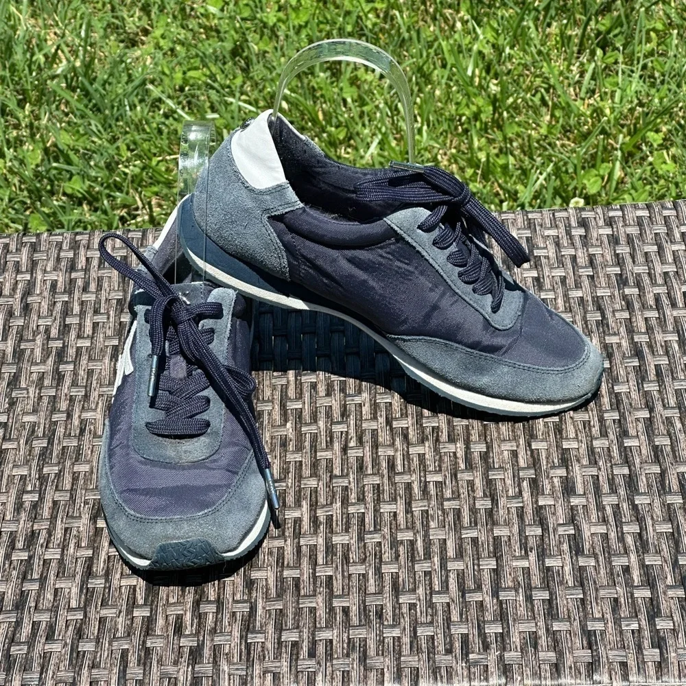 Michael Kors Blue and White Sneakers Sleek Design